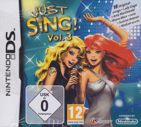 Just Sing! Vol. 3 DS Game (Used)