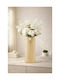 SteweHome Decorative Vase Crystal Diameter 10xHeight 30cm