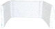 Baby Star Stars Classic Crib Bumper for Crib Guard Rails White Grey 40cm 7101.GK.A