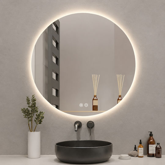 WY-95169 Στρογγυλός Led Αφής 60x60cm Λευκός WY-95169 Στρογγυλός Led Αφής 60x60cm Λευκός