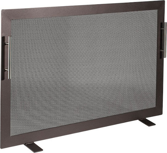 Viometal Metallic Fireplace Screen 80x53cm Bronze