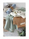 Rythmos Rythmos Küchentücher aus 100% Baumwolle in Beige Farbe 40x40cm 5 Stück