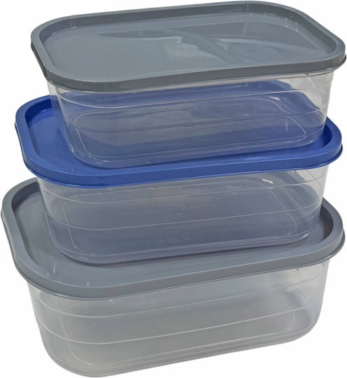 TnS TnS Kunststoff Mittagsboxen Grau 21,2x14,6cm