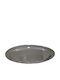 Tabletop Servierplatte Oval Rostfreier Stahl Silber