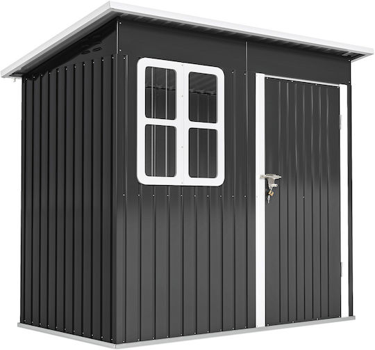 Μεταλλική Αποθήκη Κήπου Γαλβανιζέ 2.21x1.33x1.9m Μεταλλική Αποθήκη Κήπου Γαλβανιζέ 2.21x1.33x1.9m