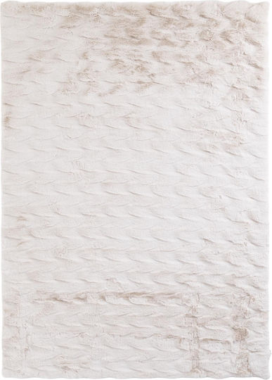Royal Carpet Bunny Неплъзгащ Се Килим Правоъгълен Пухкав Крем 120x180см