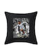 Koupakoupa Sofa-Kissen Kylian Mbappe Frankreich aus 100% Baumwolle Schwarz 50x50cm