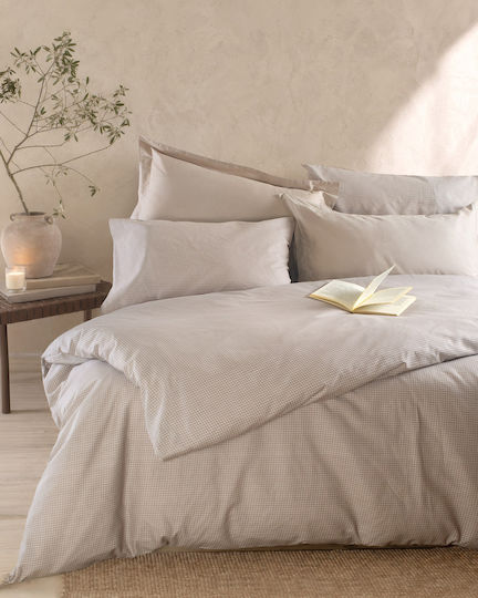 Rythmos Imperial, Next Σετ Σεντόνια King Size με Λάστιχο 230x260+25εκ. Μπεζ (4τμχ)