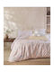 Rythmos Nezure Bed Sheets King Size 260x280cm Powder (4 Pieces)