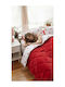 SteweHome Steppdecke Einzel 155x215cm Rote