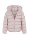 Kinderjacken & Winterjacken Gesteppt Kurze mit Futter & Kapuzen-Rosa
