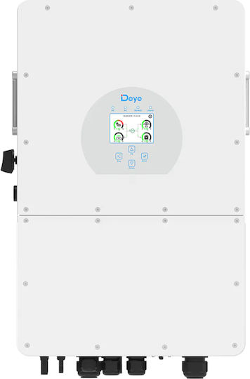 Трифазен Инвертор Off-grid Двупосочен Хибриден Hv Deye Sun-8k-sg01hp3-eu 8kw 2mppt