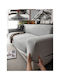 SteweHome Husă Elastică Canapea Cu Două Locuri Gri 180x230cm