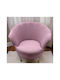 SteweHome Elastic Armchair Cover Pink 83x75cm