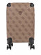 Guess Berta Koffer Reise Kabine Beige Höhe 53cm