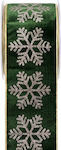 Iliadis Christmas Ribbon Green 1000x10cm