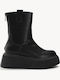 Schwarze Stiefeletten Damen mit Plattformsohle