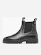 Leather Women's Chelsea Ankle Boots Black