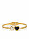 Nire Damentrauring Handkette mit Herz-Design Vergoldet