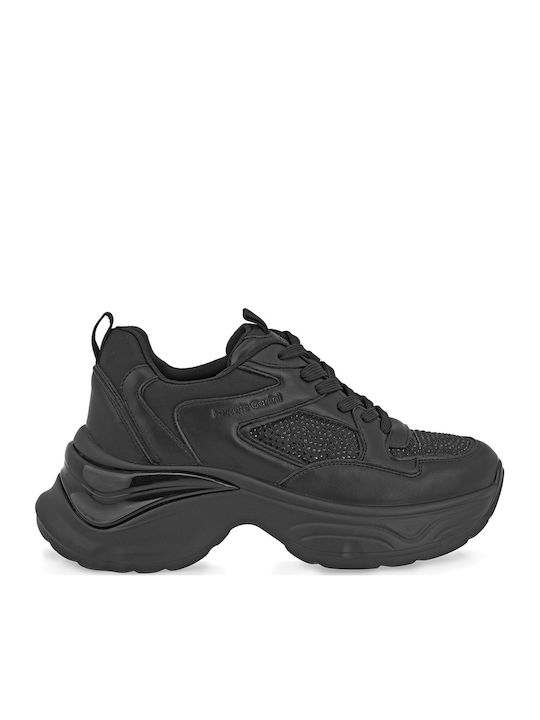 Γυναικεία Sneakers Μαυρο Στρας