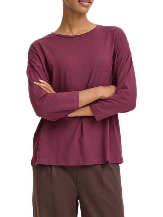 Damen Oversized T-Shirt Lila