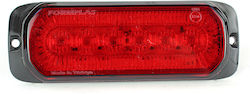Set 5 Led Seitenmarkierungsleuchten 12/24v Rote 0284k