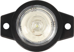 Комплект 2 LED Маркерни Светлини 1 LED 12/24V Бели 0164b
