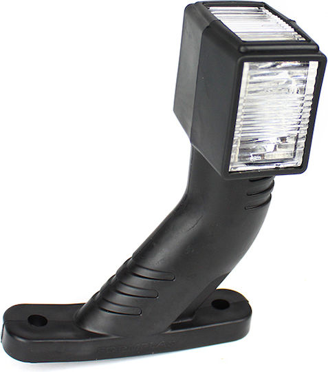 Комплект 2 Светлини За Товарни Автомобили Led Horn Marker 6 Лед 24v Червени Бели Амбър 140 мм 0140
