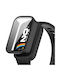 2 in 1 Protective Case + Tempered Glass Xiaomi Smart Band 9 Active Redmi Band 3 Black