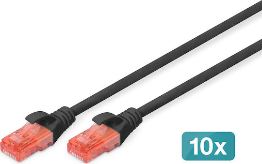 Digitus U/UTP Cat.6 Netzwerkkabel Ethernet 10m Rote
