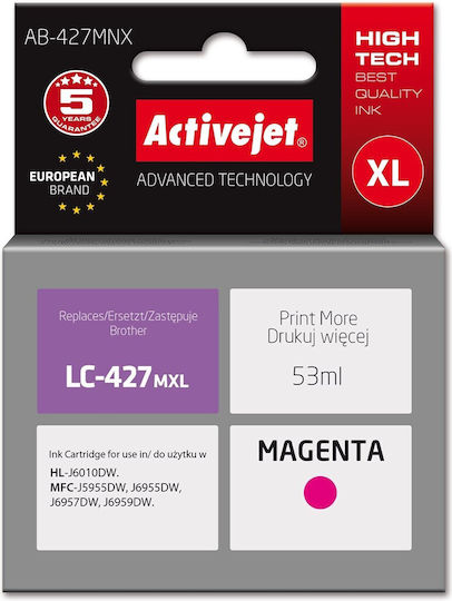 Active Jet Kompatible Tintenpatrone InkJet Brother Lc-427mxl 53ml Magenta 1 Stück