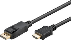 Goobay 80521 DisplayPort male - HDMI male 2m Black