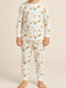Extan Bebe Kids Beige Pajamas