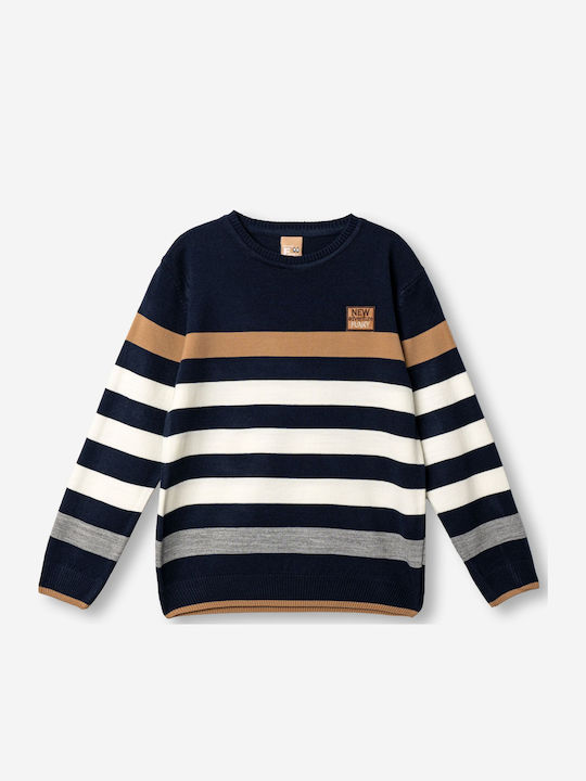 Kinderoberteile Langärmeliges Dunkelblaues Pullover