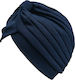 Turban Bumbac-Lycra Plisuri Nod Albastru