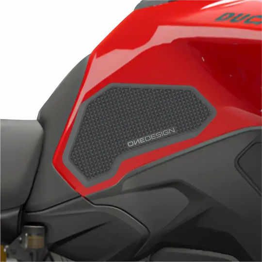 Αυτοκολλητα Ρεζερβουαρ Πλαϊνα Black Ducati Multistrada 890 V2 V2s '25-'26 Hdr401 Onedesign