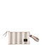 Lamillou Αδιάβροχο Καπιτονέ Πορτοφόλι Stripes Beige 103.03914