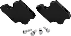 Show Chrome Suporturi Pentru Volan 22mm +50 8mm 41-418 2 Bucăți Negre
