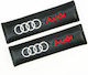 Autogurt Polster Carbon Audi Rote 2Stücke Z90572