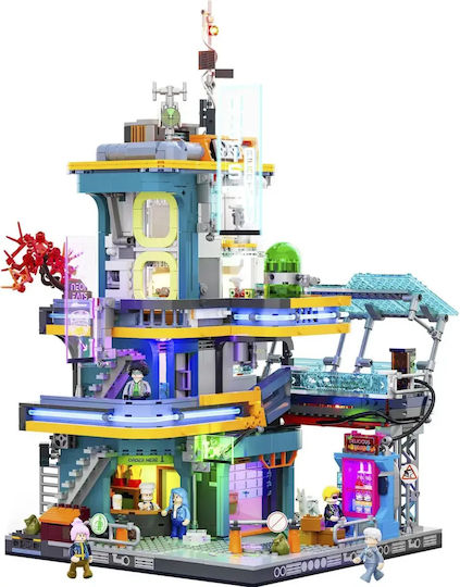 Lumibricks Cuburi de construit Cyberpunk Neoncity Apartment pentru 16+ Ani 2507 buc