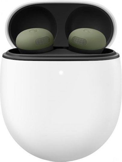 Google Pixel Buds Pro 2 Bluetooth Handsfree Headphones with Sweat Resistance and Charging Case Dark Green