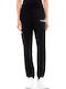 Damen Jogginghosen mit Jogger Hohe Taille Schwarz