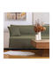 Borea Borea Three-Seater Sofa Throw Two Sides 180x300cm Petrol Blue