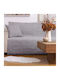 Borea Ριχτάρι Πολυθρόνας Chenille 180x180εκ. Γκρι