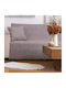 Borea Ριχτάρι Πολυθρόνας Chenille 180x180εκ. Σπαγγί