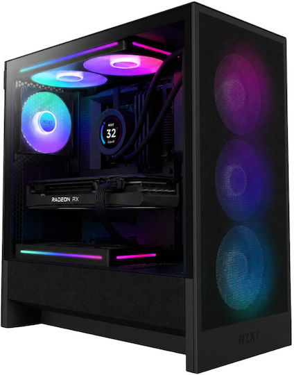 Vengeance RebelBorn-V96 NZXT Edition Gaming Desktop PC Ryzen 7-5700X 32GB DDR4 1TB SSD Radeon RX 9060 Kein Betriebssystem