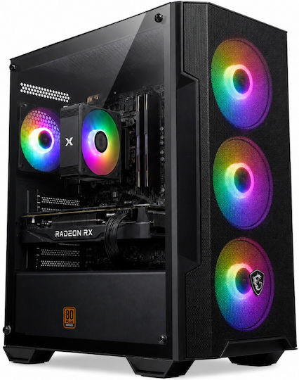 Vengeance Smolder-V8 Gaming Desktop PC Ryzen 7 8700F 16GB DDR5 1TB SSD Radeon RX 9060 Kein Betriebssystem