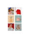 Canvas Painting Art Set 6 Pieces 651mrt2270 20x30cm Multi Wallity Vertical Canvas