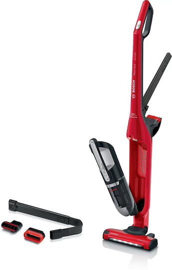 ProfiCare PC-PTR 3153 Wiederaufladbarer Stielstaubsauger 2 in 1 Stick & Hand 25.2V Rote