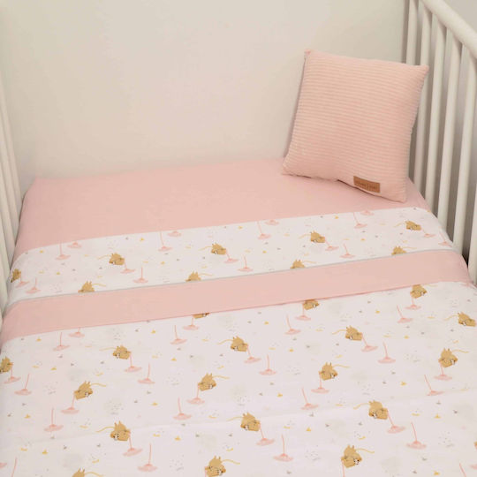 Baby Oliver Set Detski Charshafi Za Kolichka Pamuchni Design Bez 75x110ek. 2tch